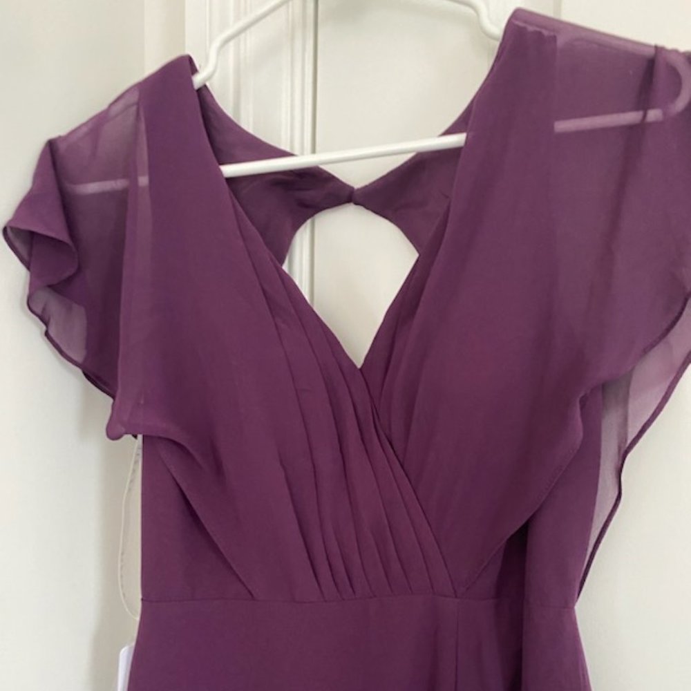 Azazie Rylee Grape A0 - Picture 4 of 4